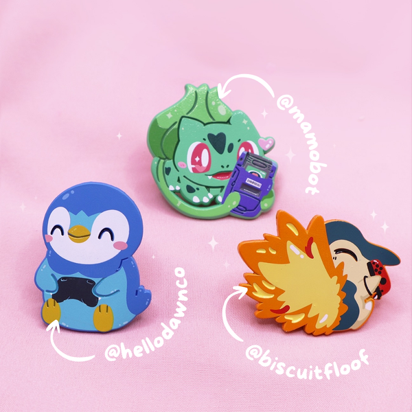 TwitchCon '25 Collab Water Penguin Gamer Soft Enamel Pin