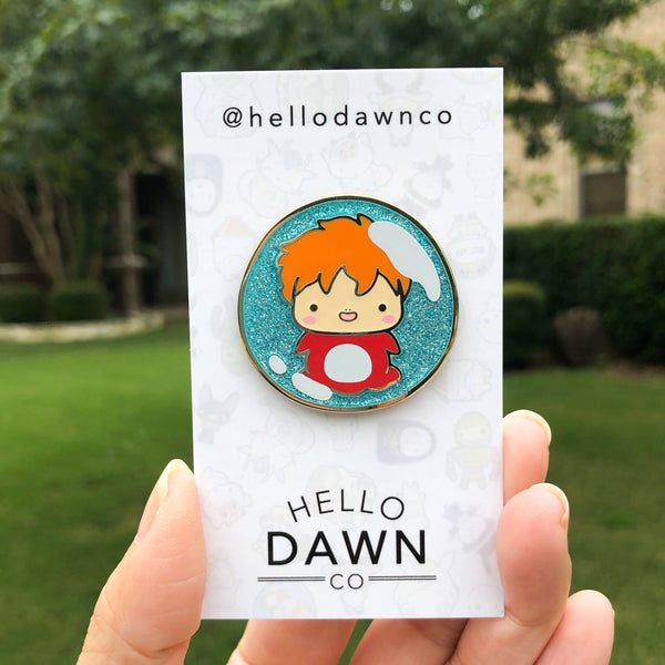 Magic Bubble Fish (Original and Glitter) Enamel Pins