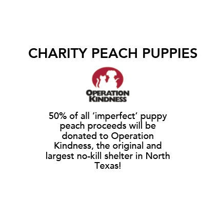 Husky Peach Charity Seconds Enamel Pins (Operation Kindness)