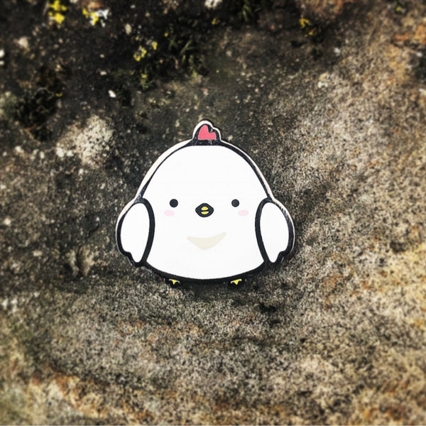 Chikeng the Enamel Chicken Pin