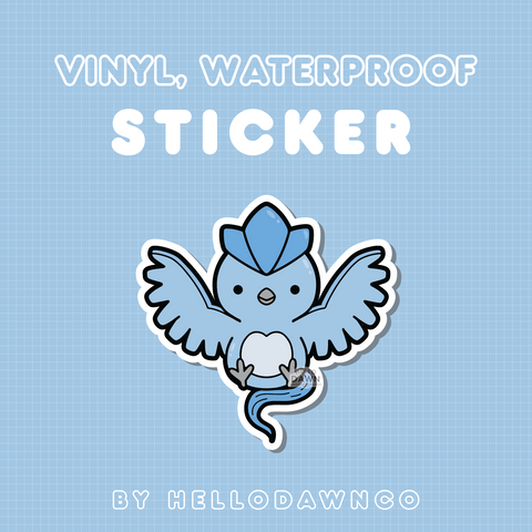 #144 Legendary Uno Vinyl Waterproof Sticker