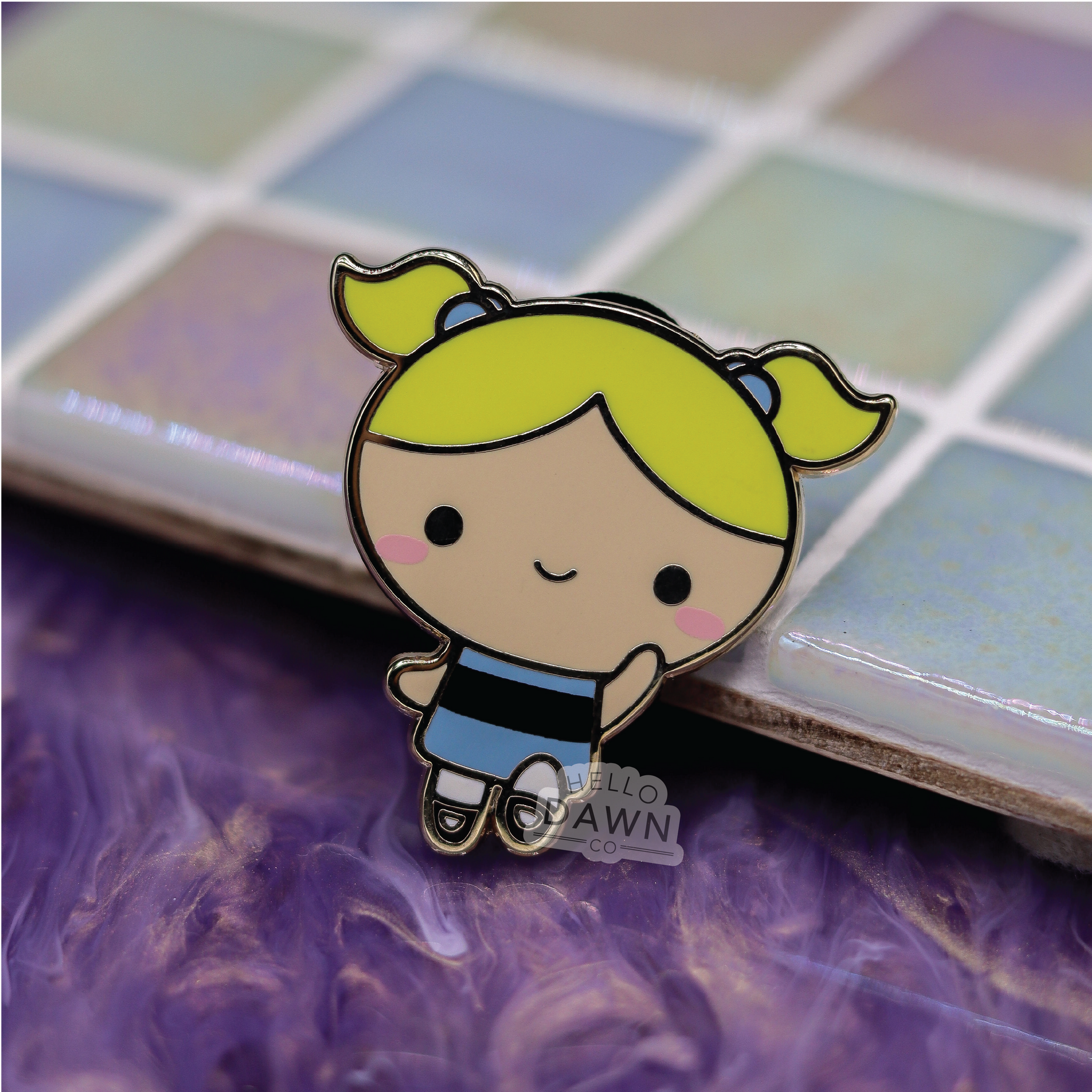 Bubbles Enamel Pins
