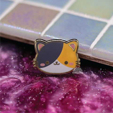 Calico Cat Enamel Pins