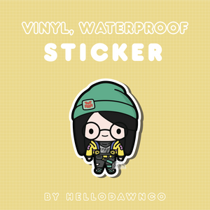 Killjoy Vinyl Waterproof Stickers