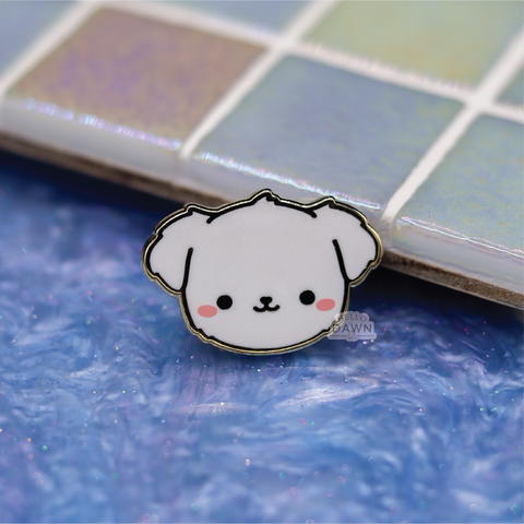 Maltipoo/Havanese Enamel Pins