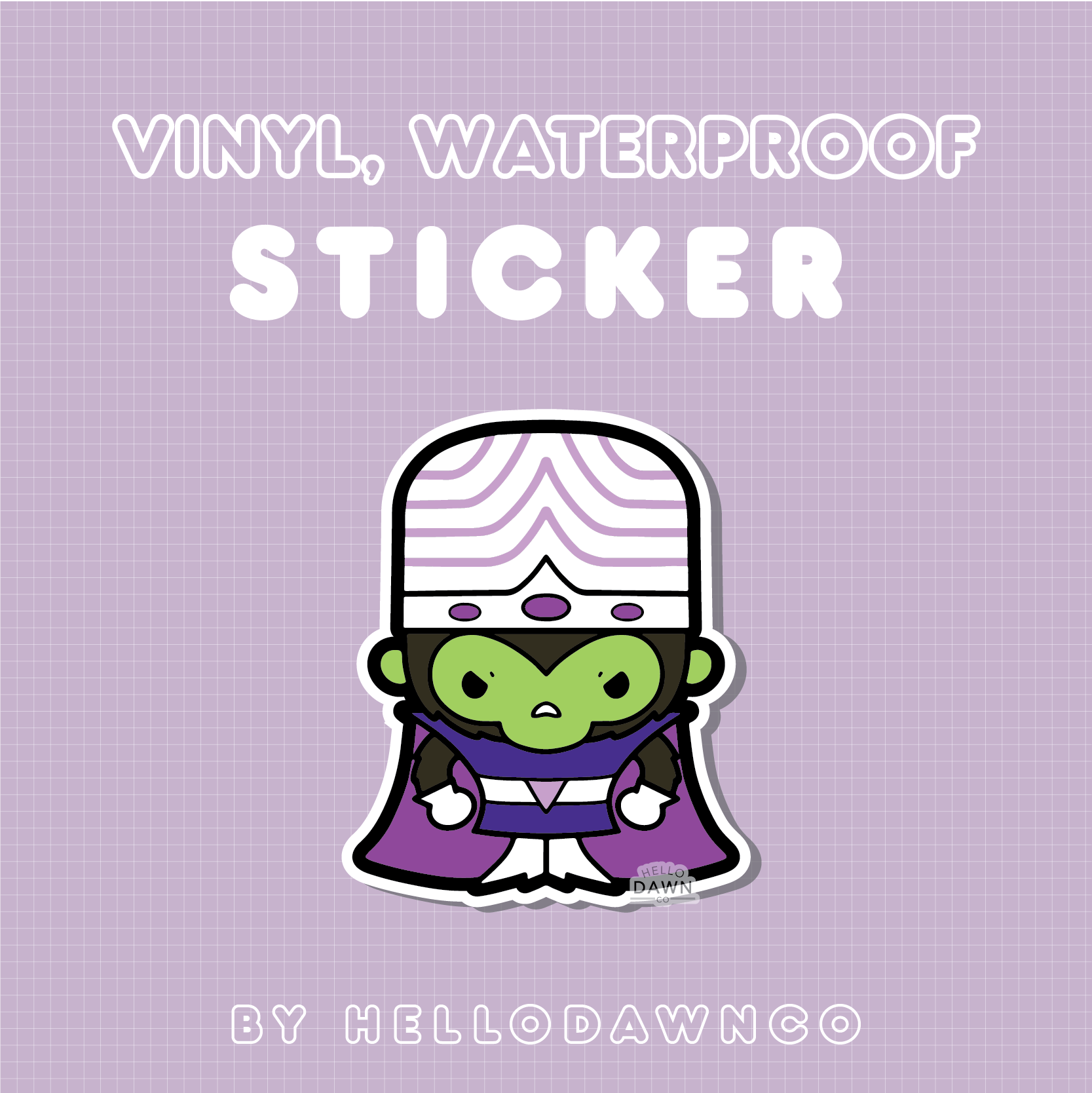 Mojo Jojo Vinyl Waterproof Stickers