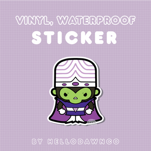 Mojo Jojo Vinyl Waterproof Stickers