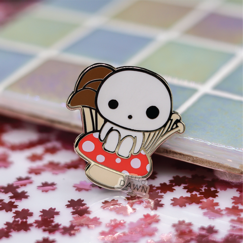 Mushroom Spirit Enamel Pins