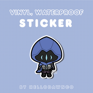 Omen Vinyl Waterproof Stickers