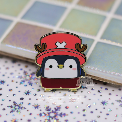 Pre-Timeskip Straw Hat Doctor Enamel Pins
