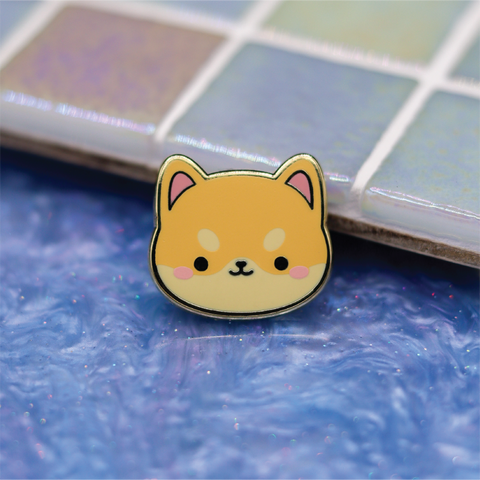 Shiba Enamel Pins