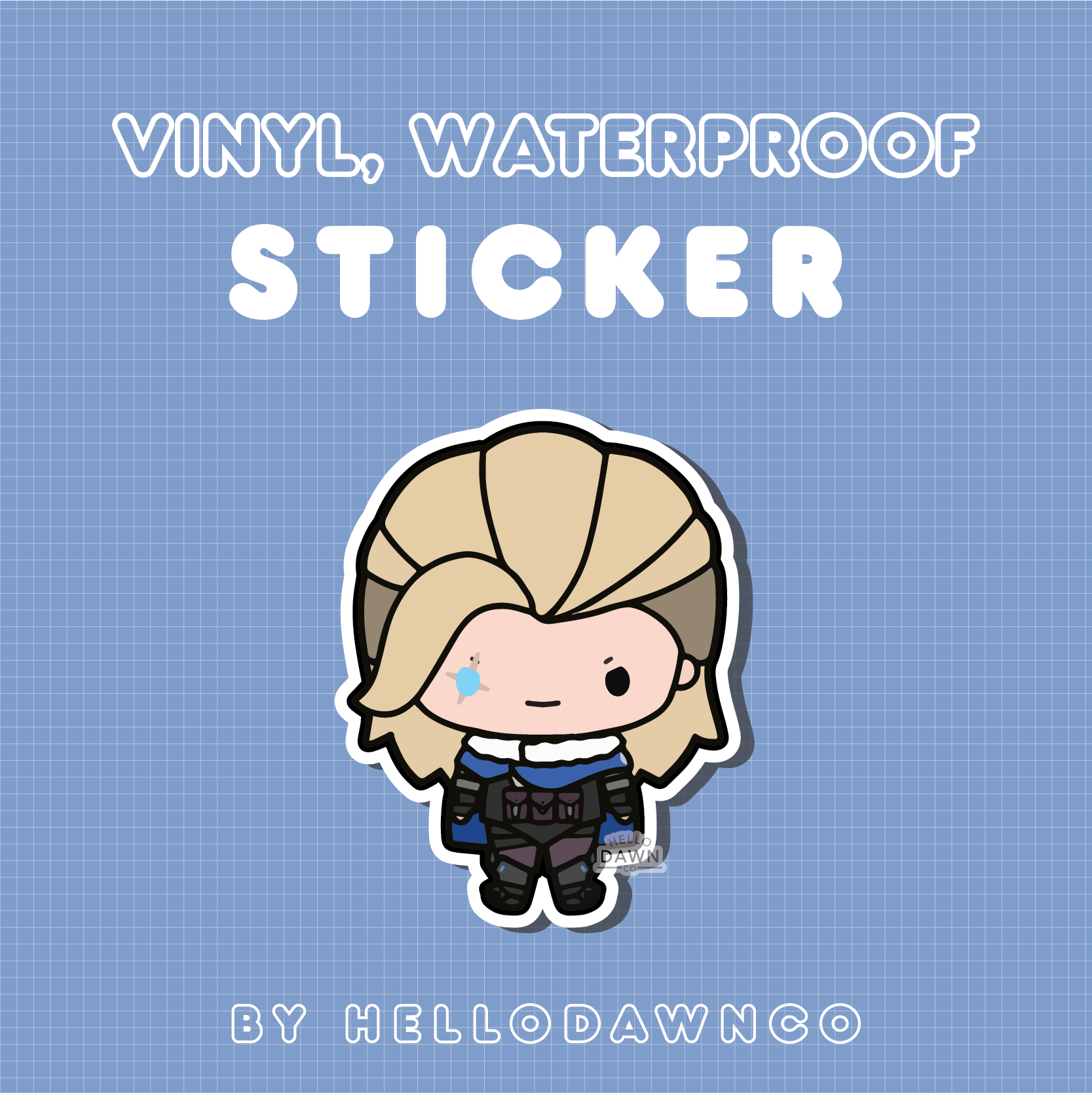 Sova Vinyl Waterproof Stickers