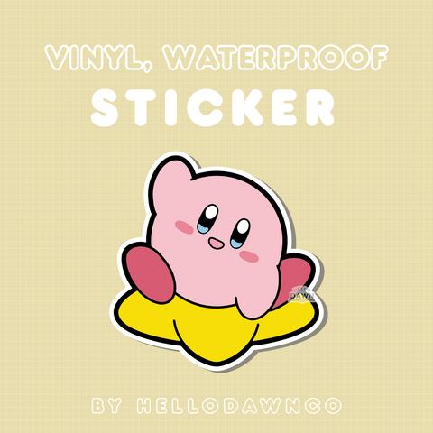 Star Poyo Vinyl Waterproof Stickers