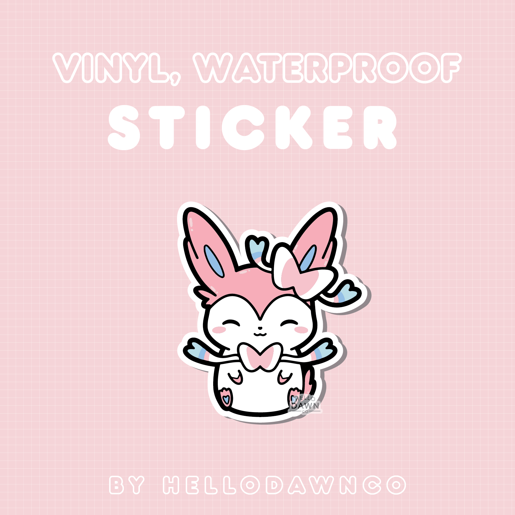 #700 Sylv Fox Vinyl Waterproof Sticker