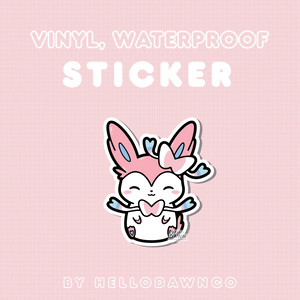 #700 Sylv Fox Vinyl Waterproof Sticker