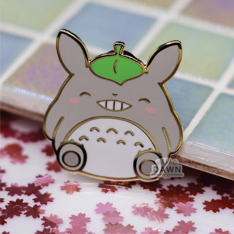 Forest Friend (Grey & Pink) Enamel Pins