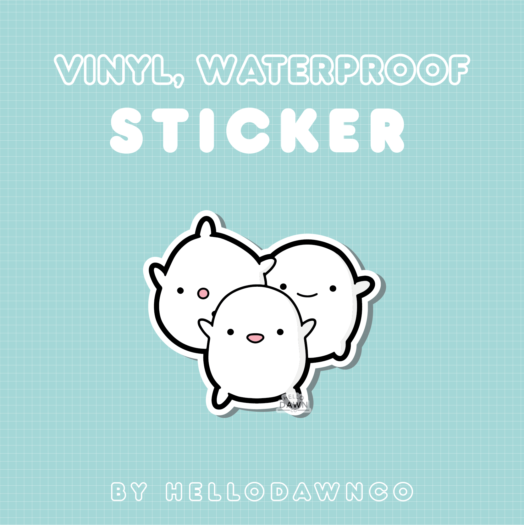 Floating Souls Vinyl Waterproof Sticker