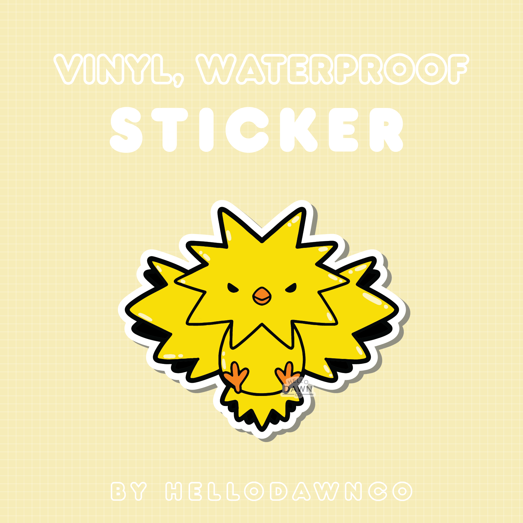 #145 Legendary Dos Vinyl Waterproof Sticker