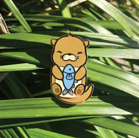 Giant River Otter Charity Pin (Amazon Watch)