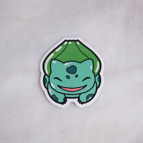 Leafy Frog Vinyl Waterproof Sticker